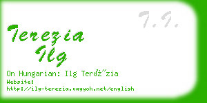 terezia ilg business card